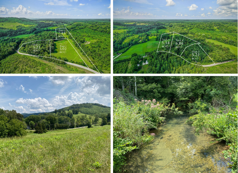 42.92+/- Acre Farm • Rolling Pasture Ground • Mature Timber • Private • 7 Tracts