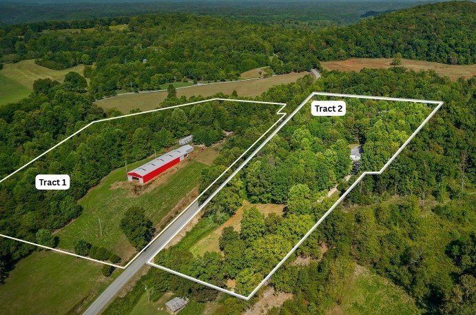 2 Homes & 13.3+/- Acres • 2 Tracts • Shop • Horse Barn • Unrestricted